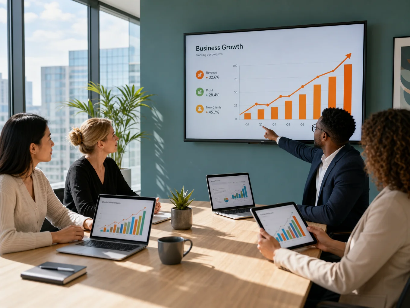 Digital transformation strategy meeting